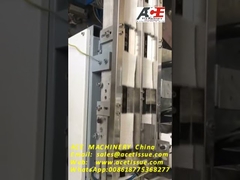 PLC HMI Cüzdan Mendil Üretim Hattı Tam Otomatik 100 Torba/Dakika