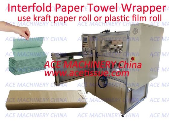 Otomatik Interfold El Kağıt Havlu Paketleme Makinesi Paketleme Makinesi