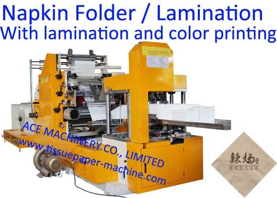 150mmx150mm 1/6 Katlanır Peçete Doku Kağıt Makinesi