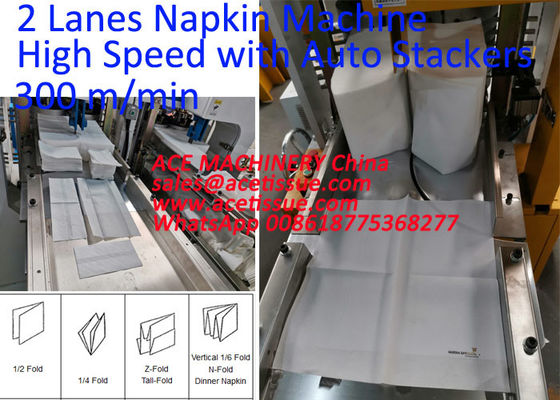 Paketleme Makinalı Tam Otomatik Kağıt Peçete Makinası 2800Pc/Dk