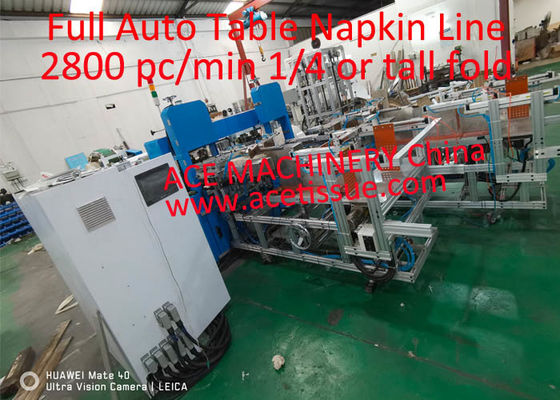 Paketlemeli Tam Otomatik Peçete Üretim Makinası Hattı