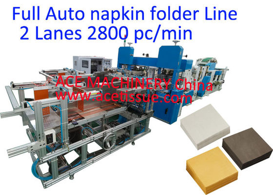Kahve Peçete İçin Tam Otomatik Peçete Makinası 1/4 Kat