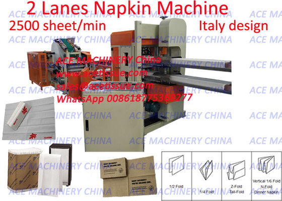 Pnömatik Kabartma 240x240mm1 / 4 Katlanır Peçete Doku Kağıt Makinesi